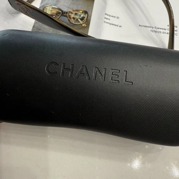 CHANEL Brown Marble Sunglasses 5102 - Picture 11 of 14